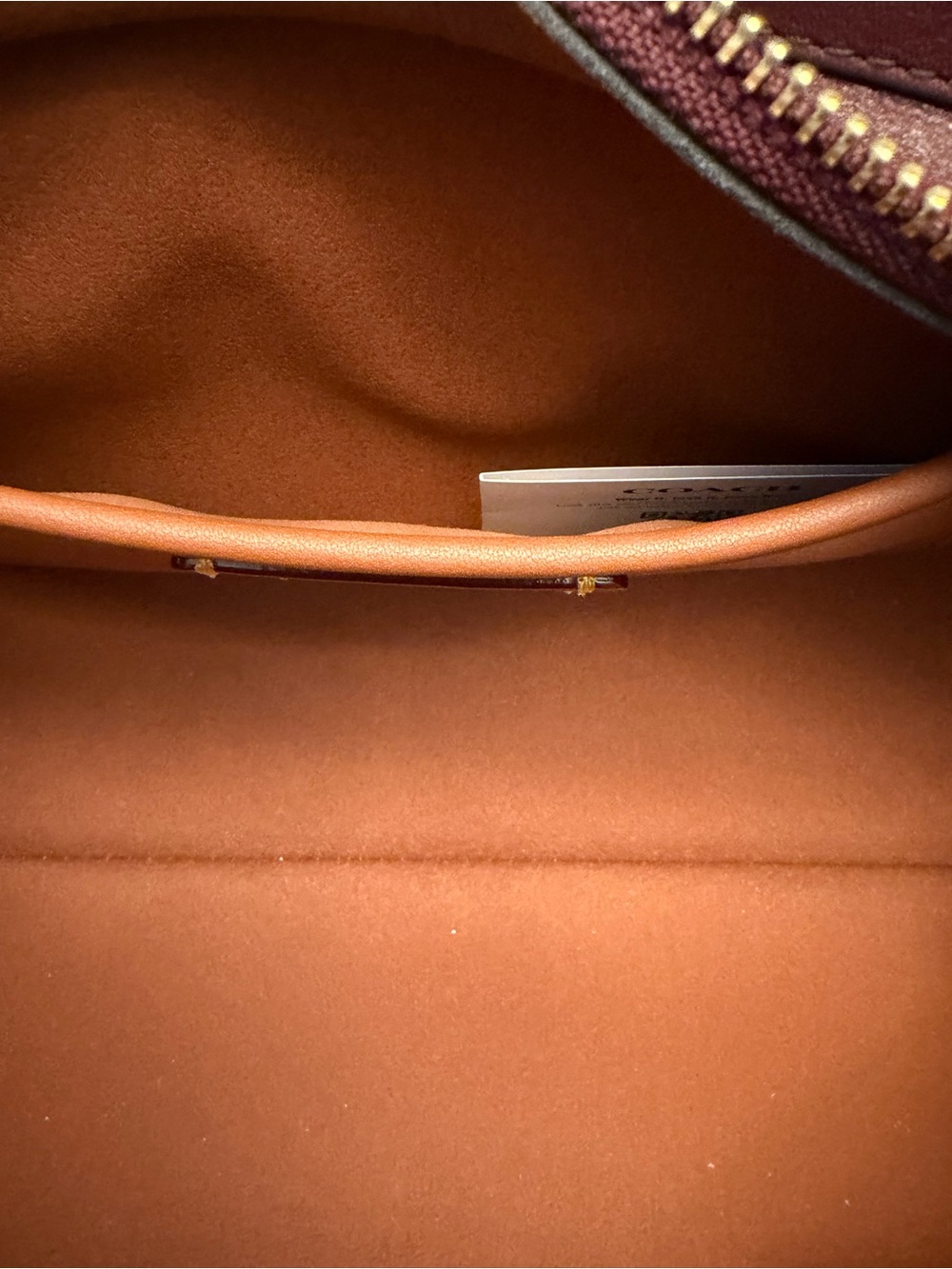 Coach Empire 34 Merlot - Picture 9 of 10